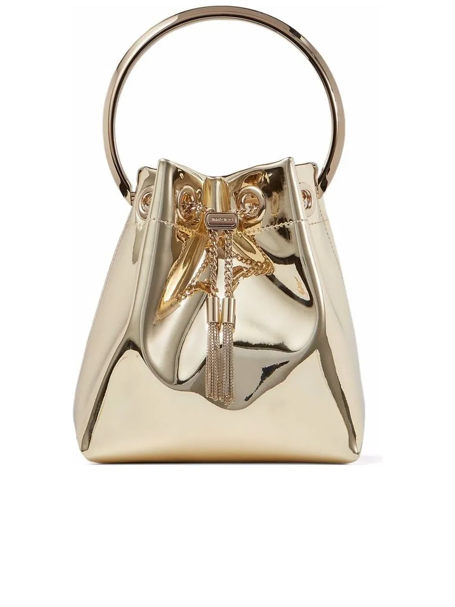 Bon Bon Metalliceffect Bucket Bag