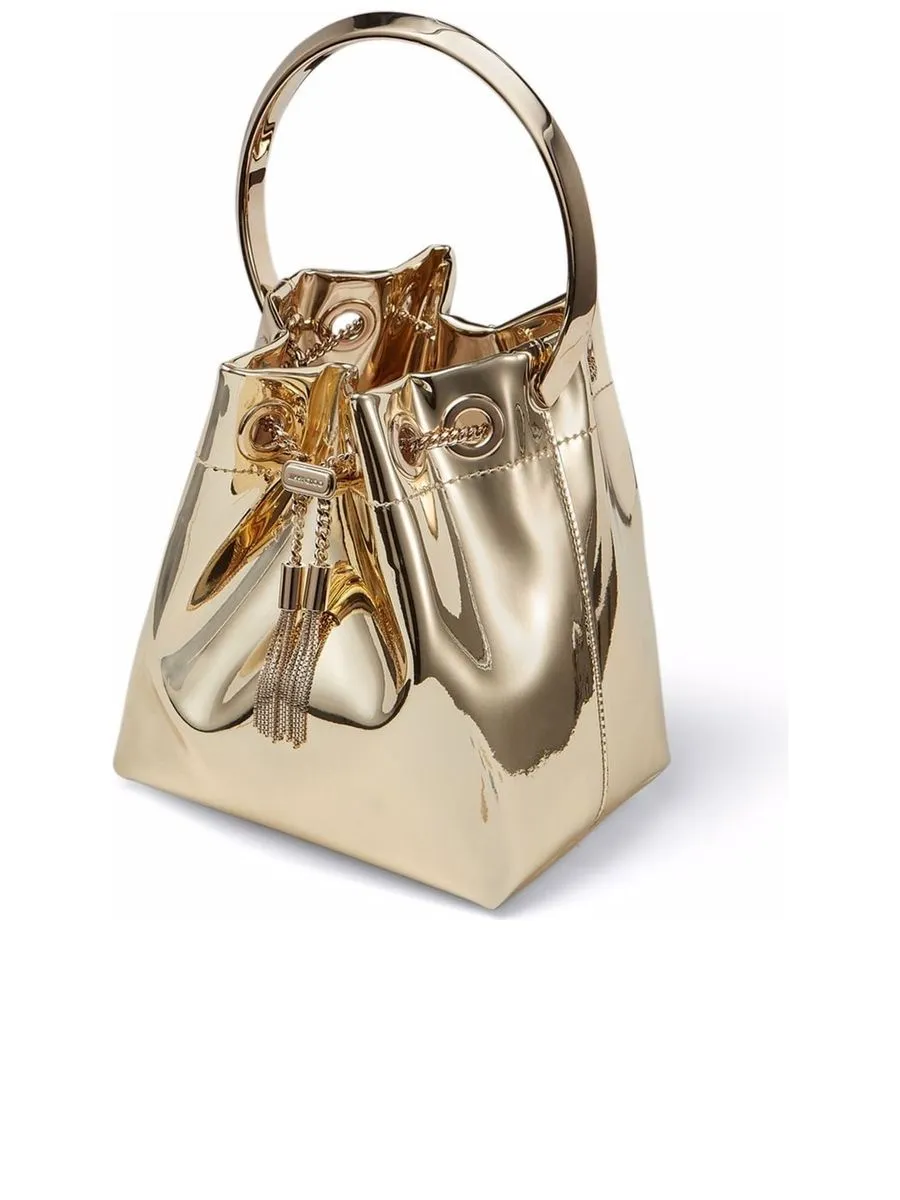 Bon Bon Metalliceffect Bucket Bag