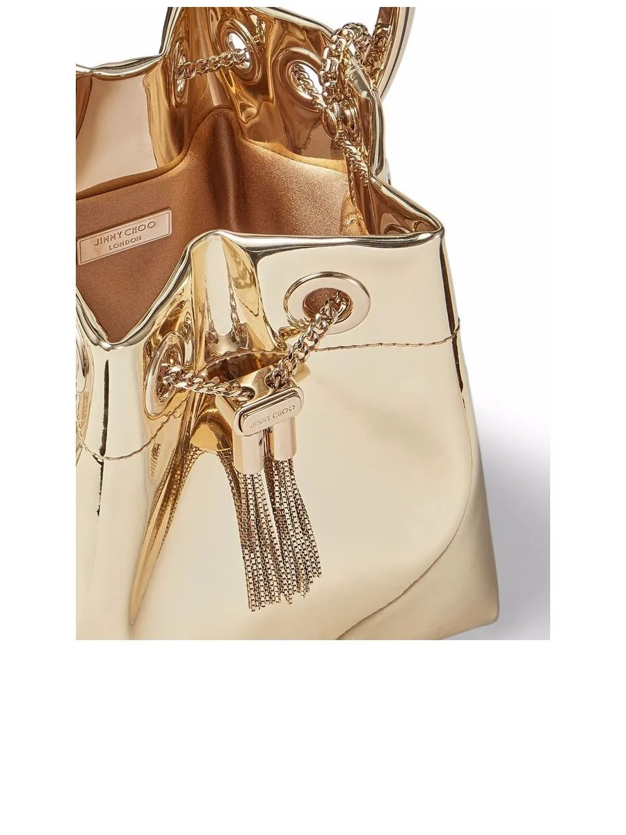 Bon Bon Metalliceffect Bucket Bag