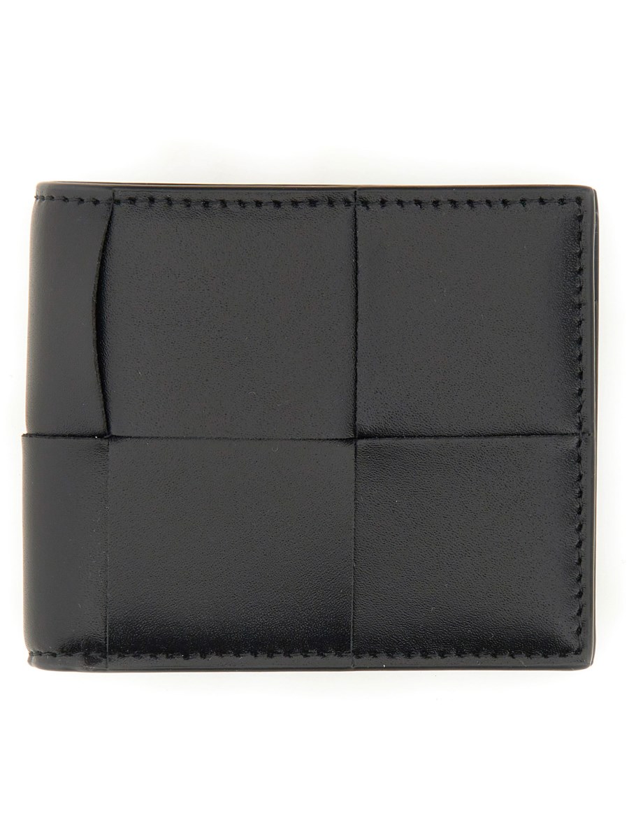 BOTTEGA VENETA    BI-FOLD CASSETTE WALLET WITH COIN PURSE