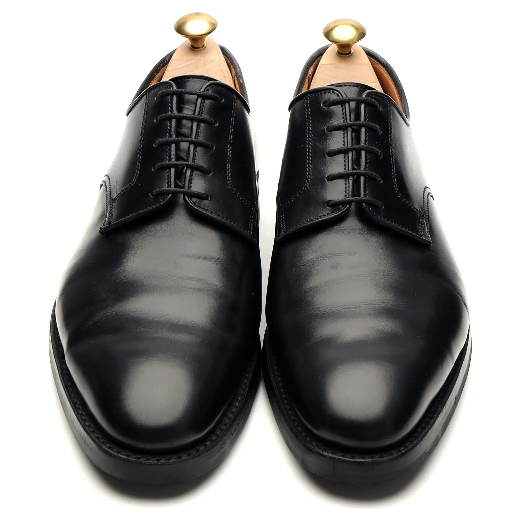 'Bristol' Black Leather Derby UK 8.5 E