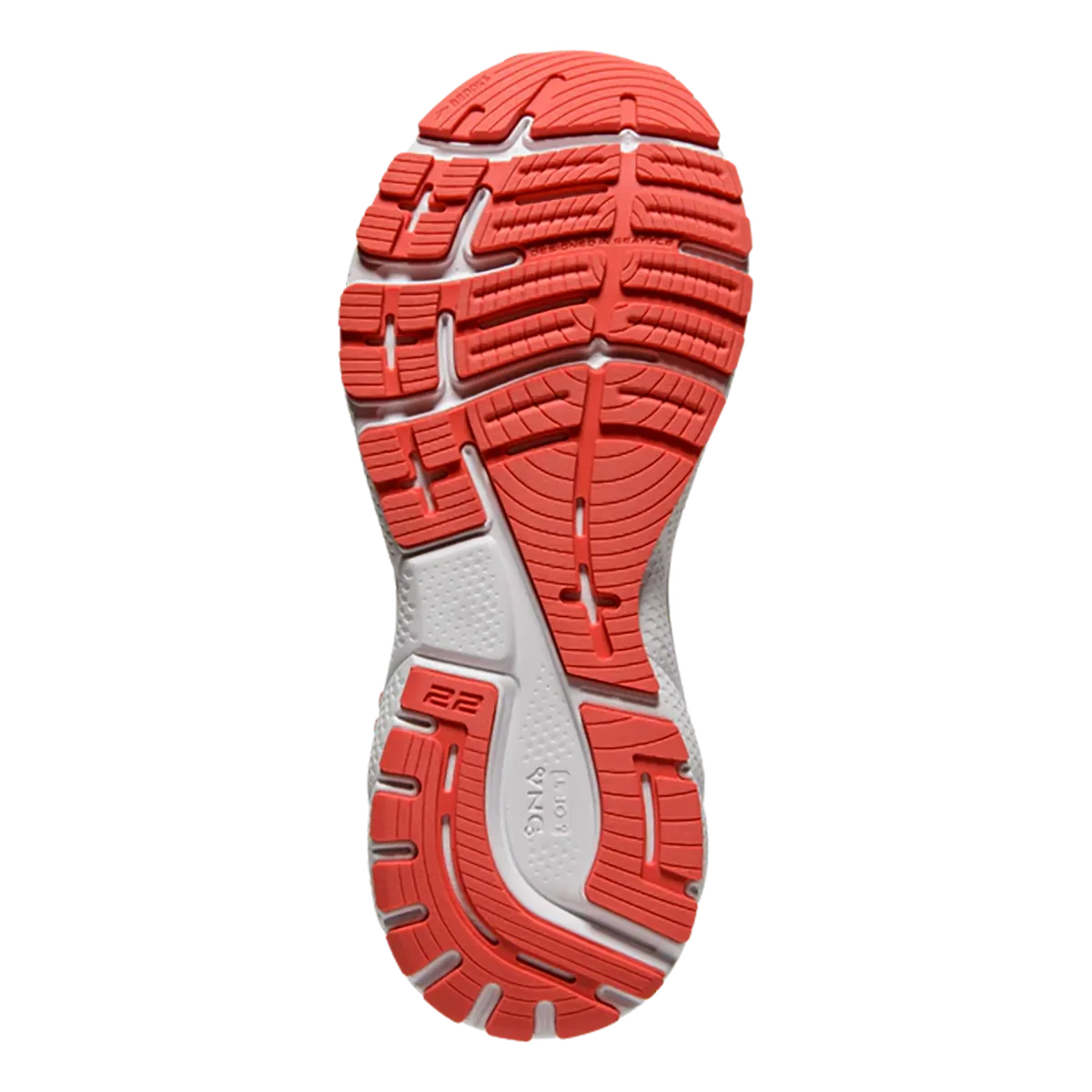 Brooks Adrenaline GTS 22 - Coral - Latigo Bay - White