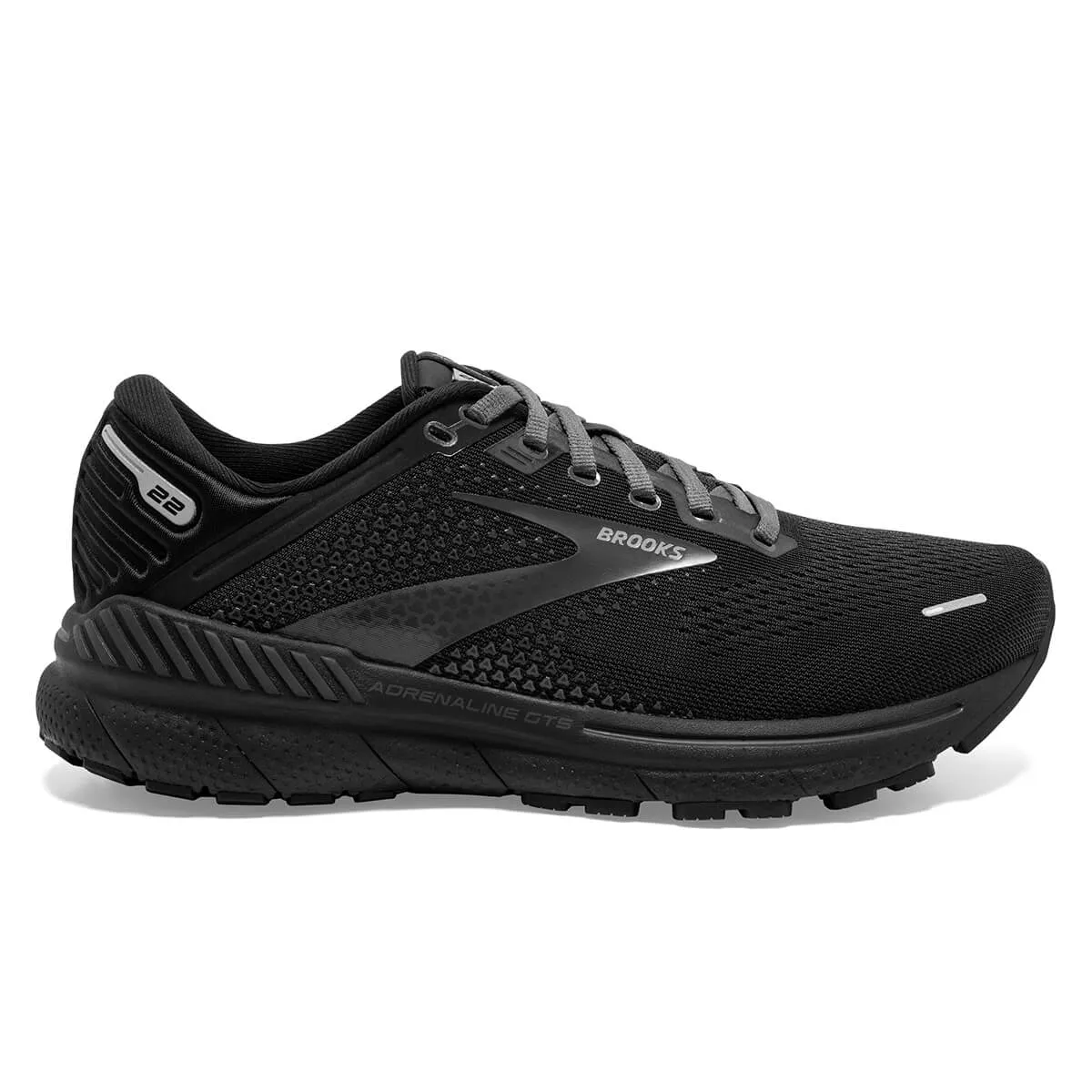 Brooks Adrenaline GTS 22 Womens | Black/black/ebony