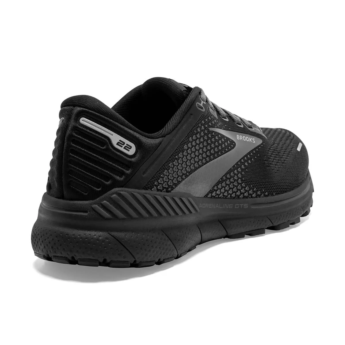 Brooks Adrenaline GTS 22 Womens | Black/black/ebony