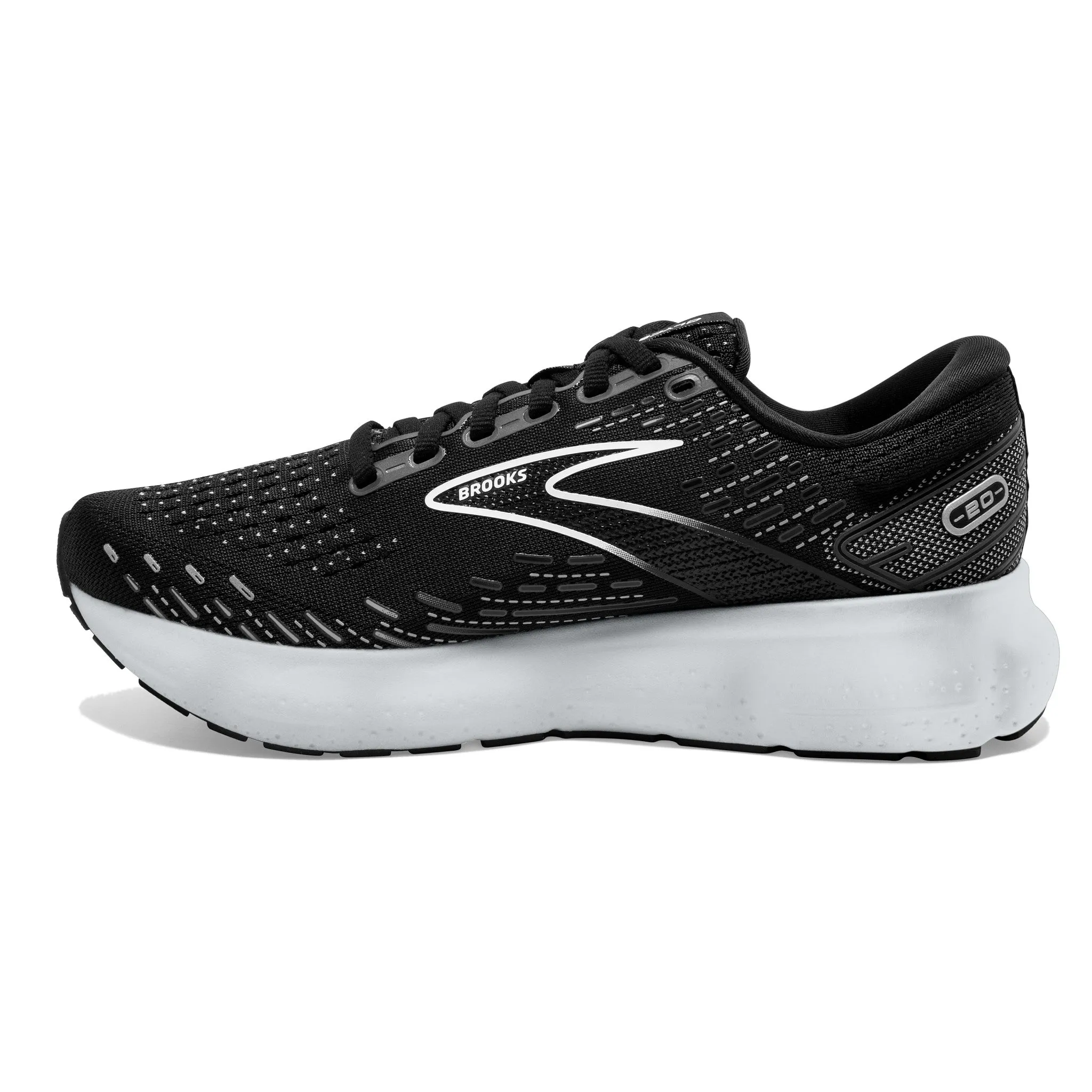 Brooks Glycerin 20 Black/White/Alloy