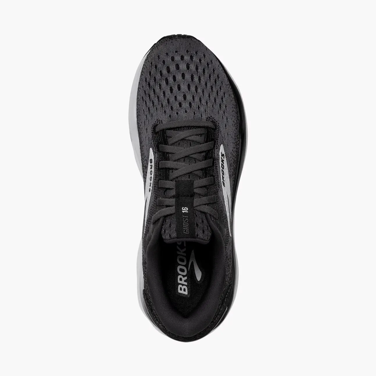 BROOKS MENS GHOST 16 - BLACK GREY