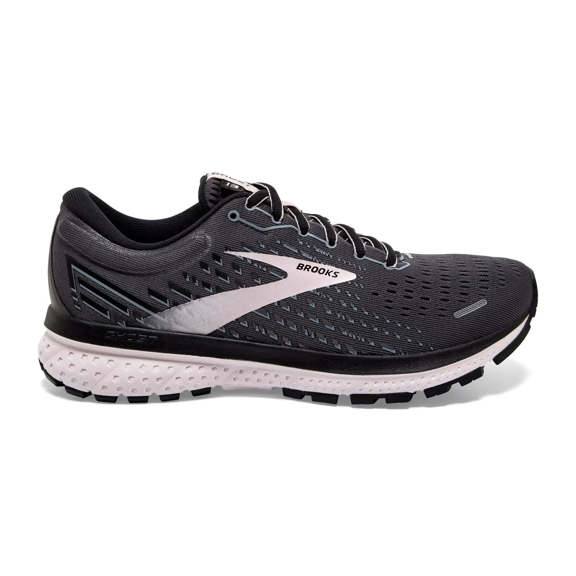 Brooks Womens Ghost 13- Black/Pearl/Hushed Violet