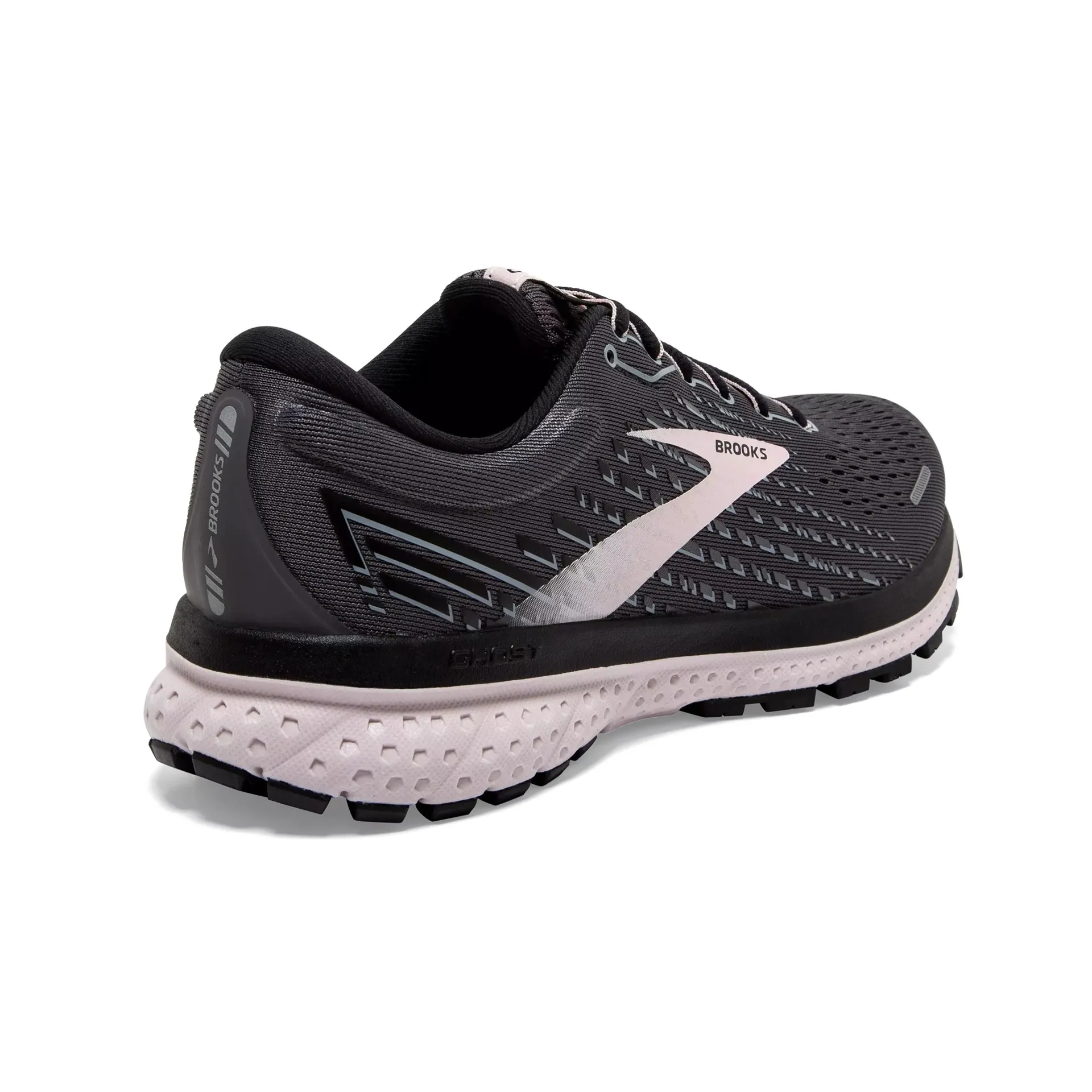 Brooks Womens Ghost 13- Black/Pearl/Hushed Violet