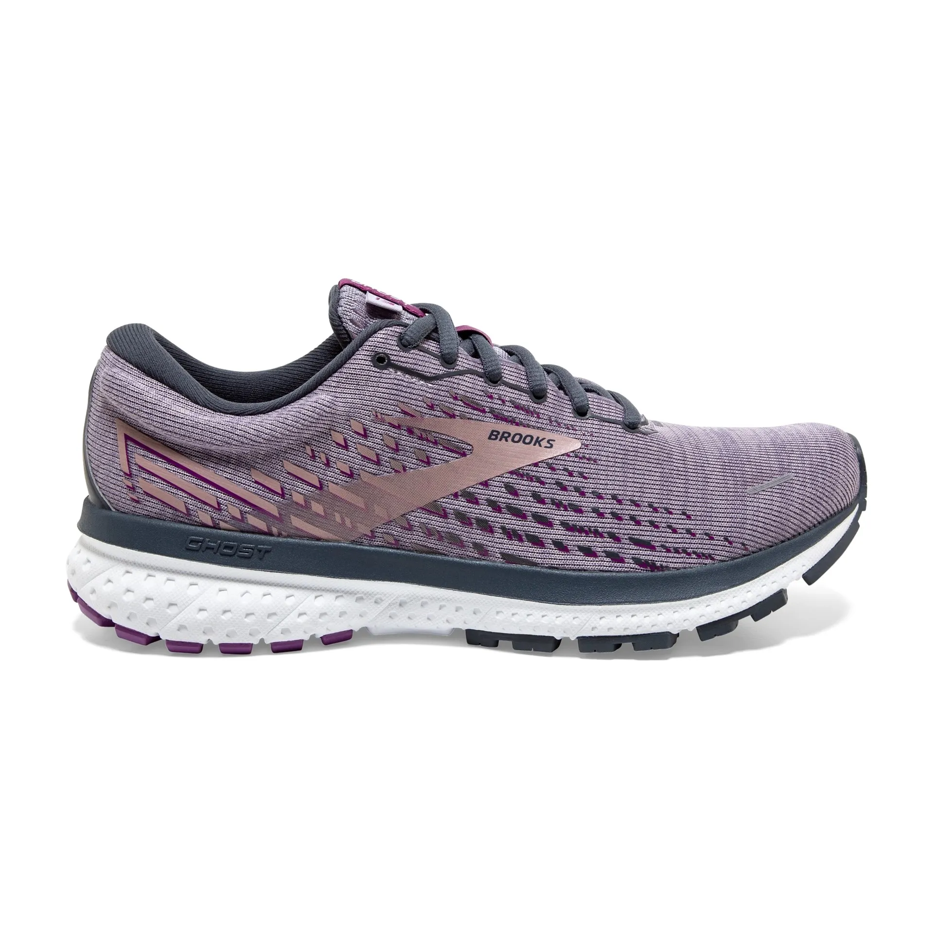 Brooks Womens Ghost 13- Lavender/Ombre/Metallic