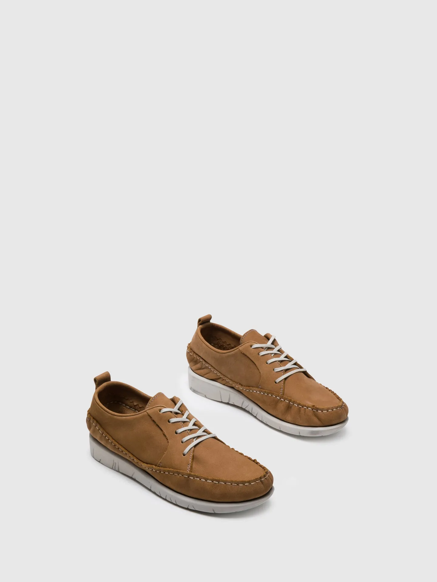 Brown Lace-up Trainers