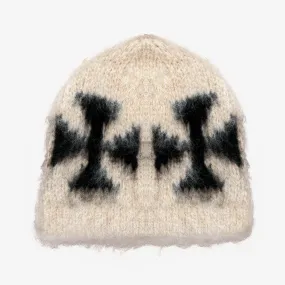 BRUSHED CROSS BEANIE