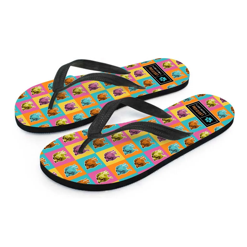 Bulldogs Flip-Flops