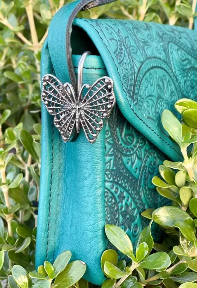 Butterfly Key Ring Purse Hook