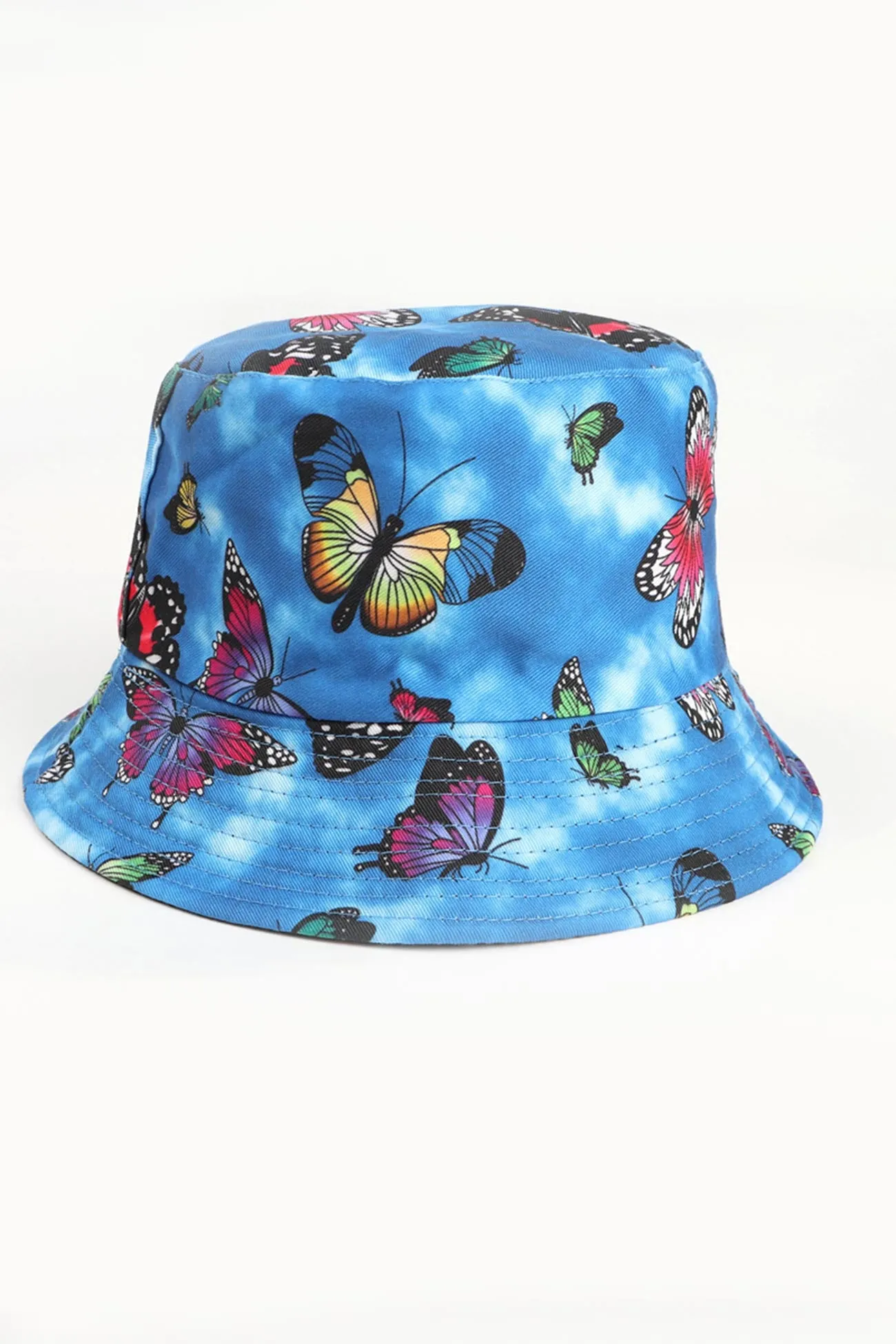 Butterfly Tie-dye Reversible Bucket Hat