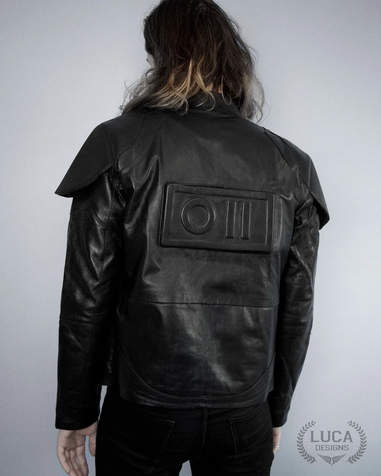 Buy Mens Star Wars Shadow Storm Trooper Leather Jacket Black