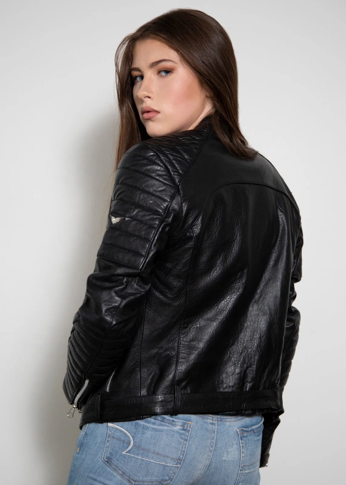 Buy Womens Alternative Biker Leather Motorcycle Jacket