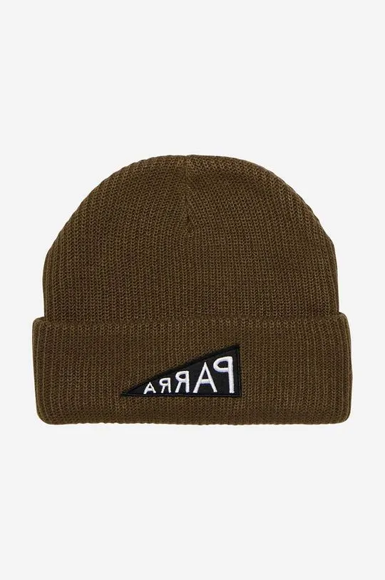 by Parra beanie Mirrored Flag green color