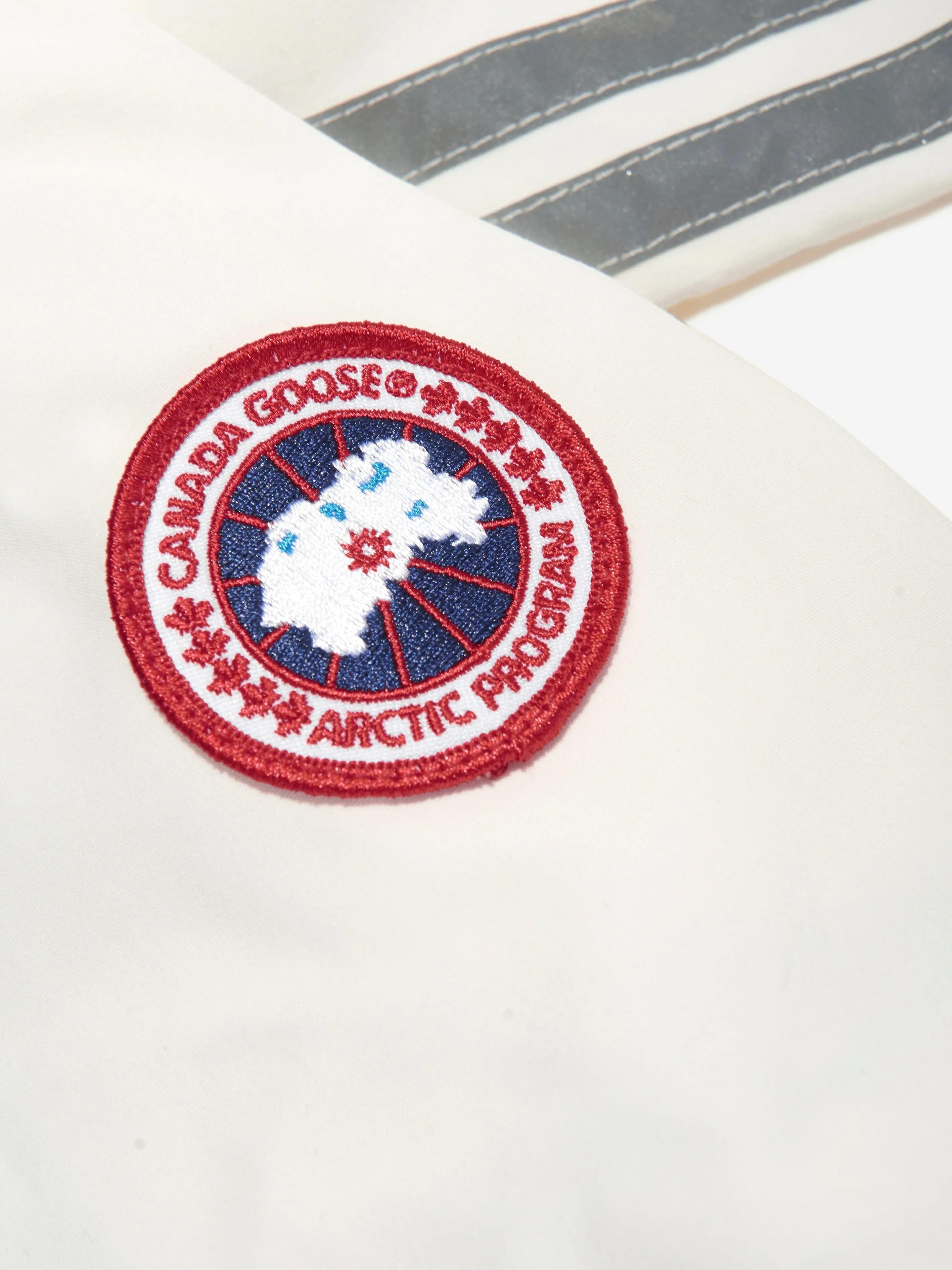 Canada Goose Girls Brittania Parka in White