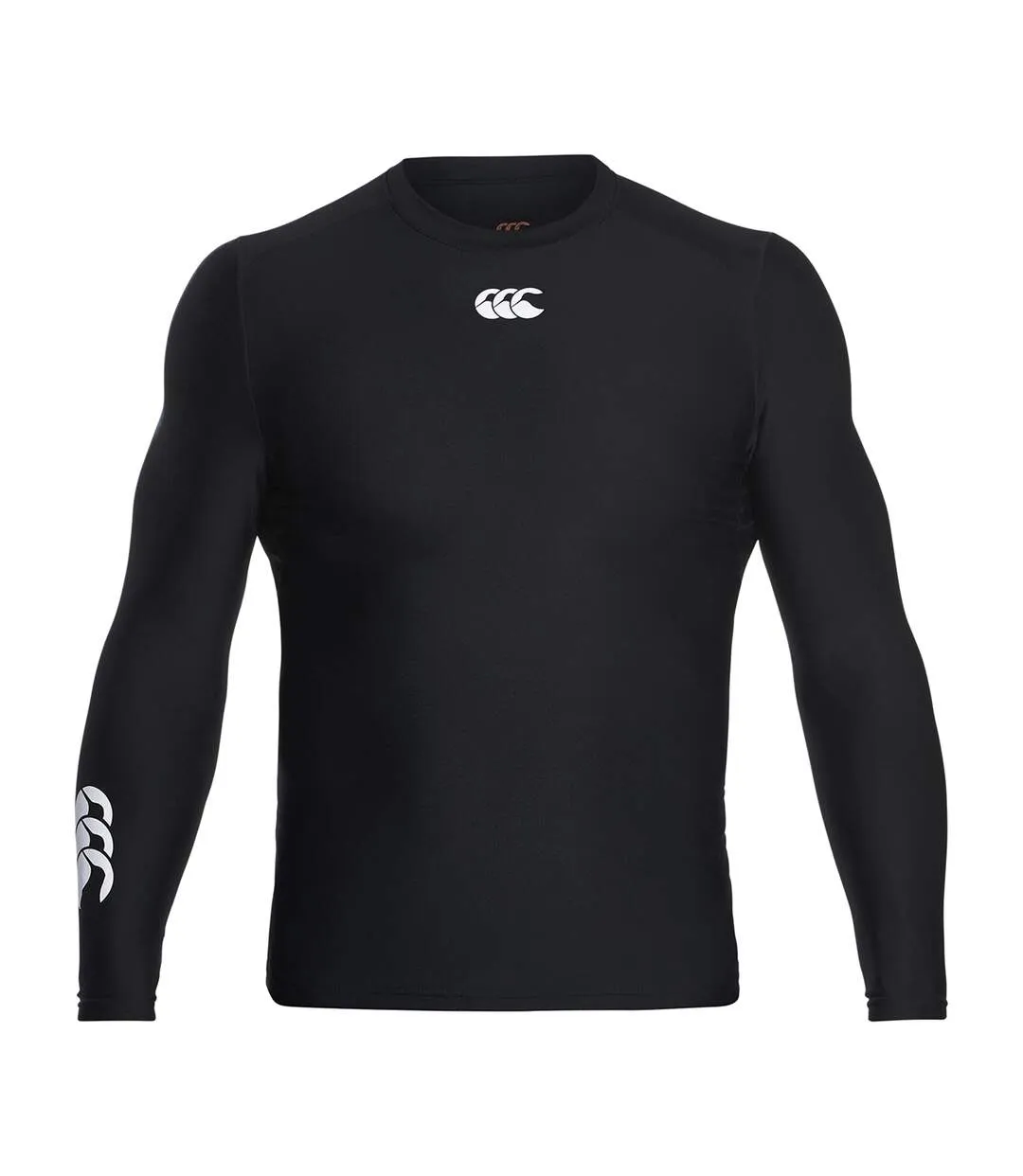 Canterbury Mens ThermoReg Long Sleeve Base Layer Top (Black) - UTPC2842