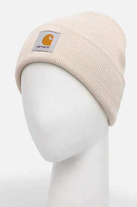 Carhartt WIP beanie Short Watch Hat beige color I017326.MOOXX