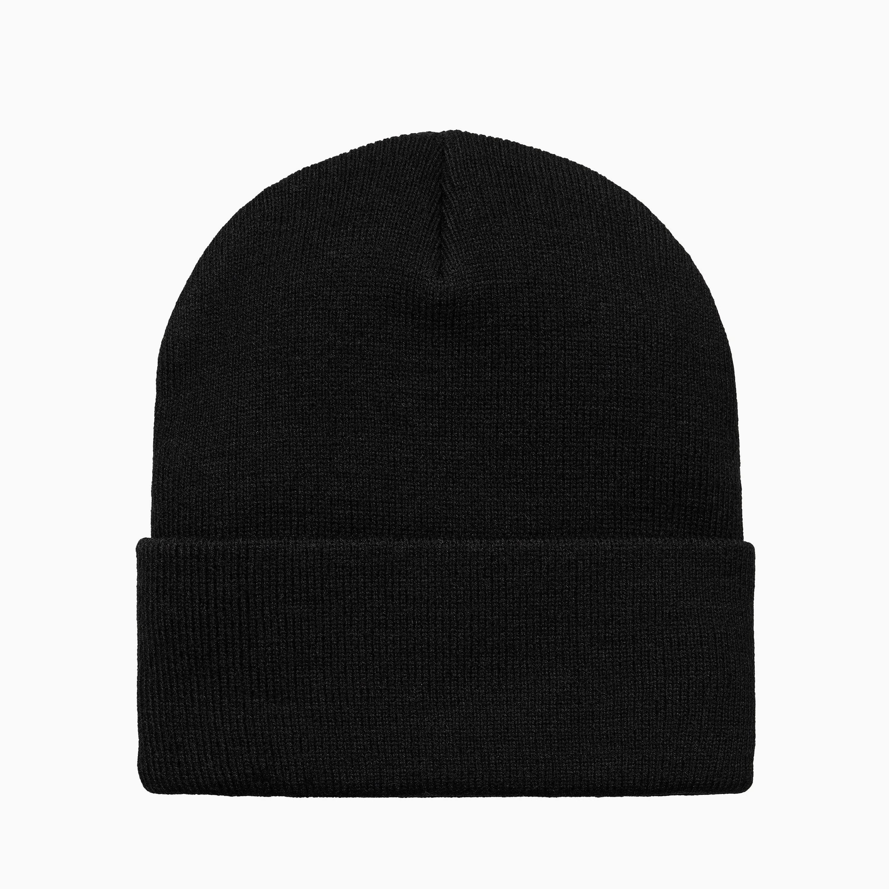 CARHARTT WIP SCRIPT BEANIE BLACK AND WHITE - I030884