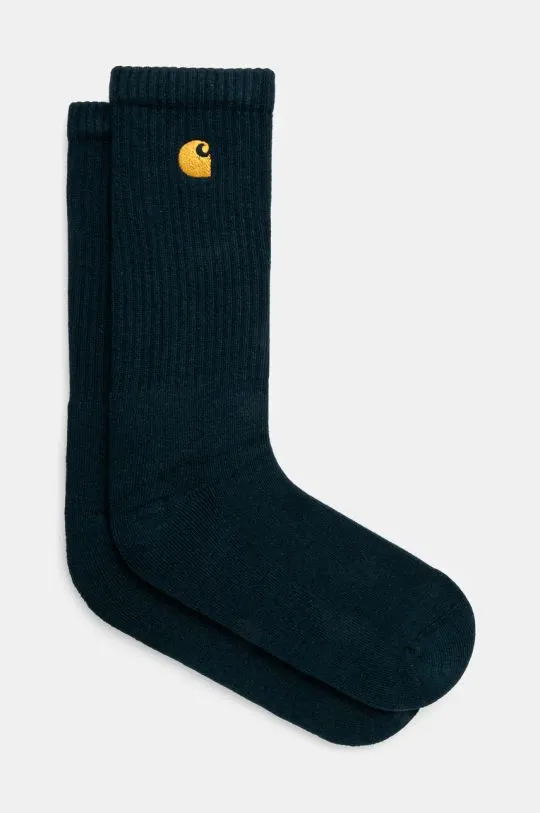 Carhartt WIP socks Chase Socks men's turquoise color I029421.2D0XX