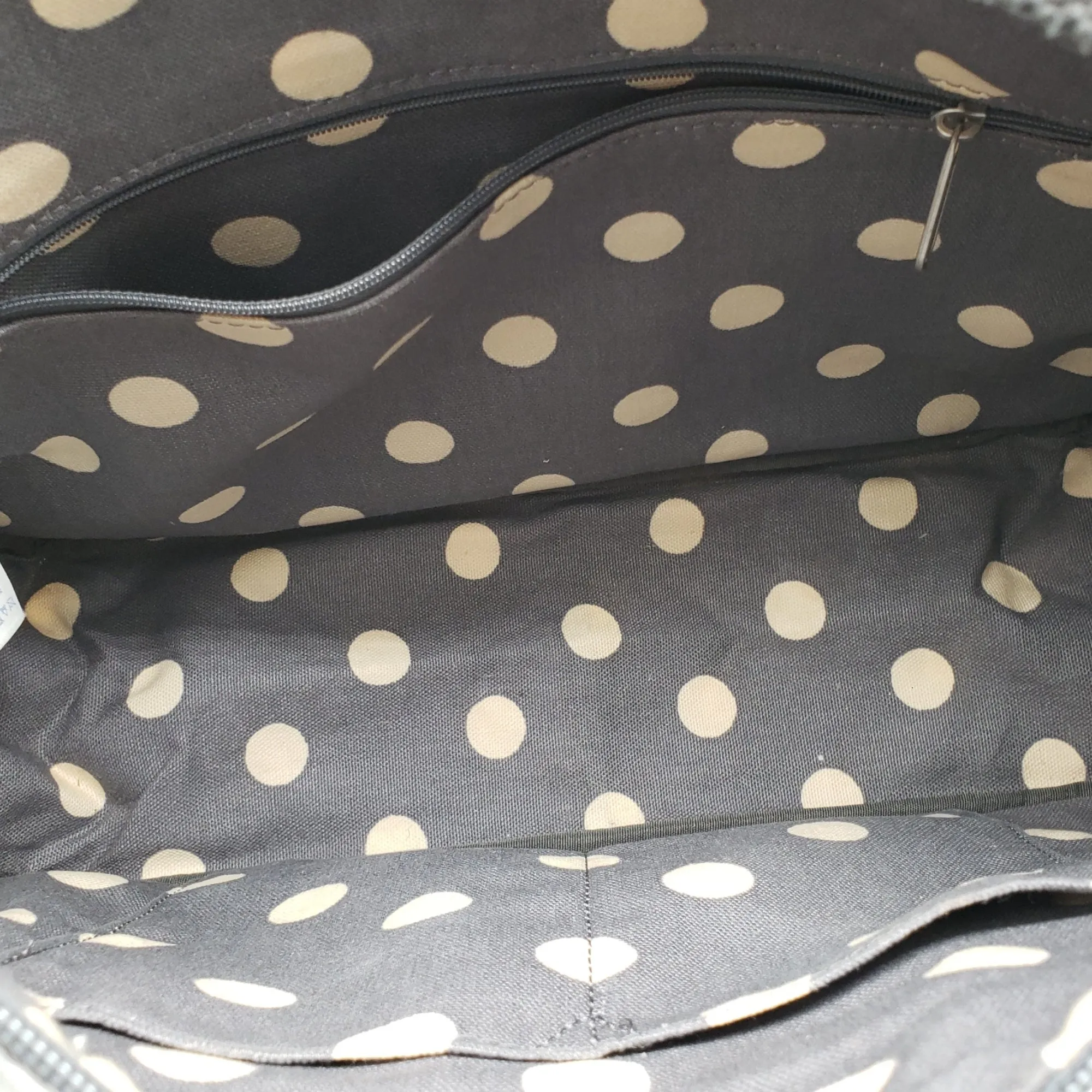 Cath Kidston Grey Spot Shoulder Bag