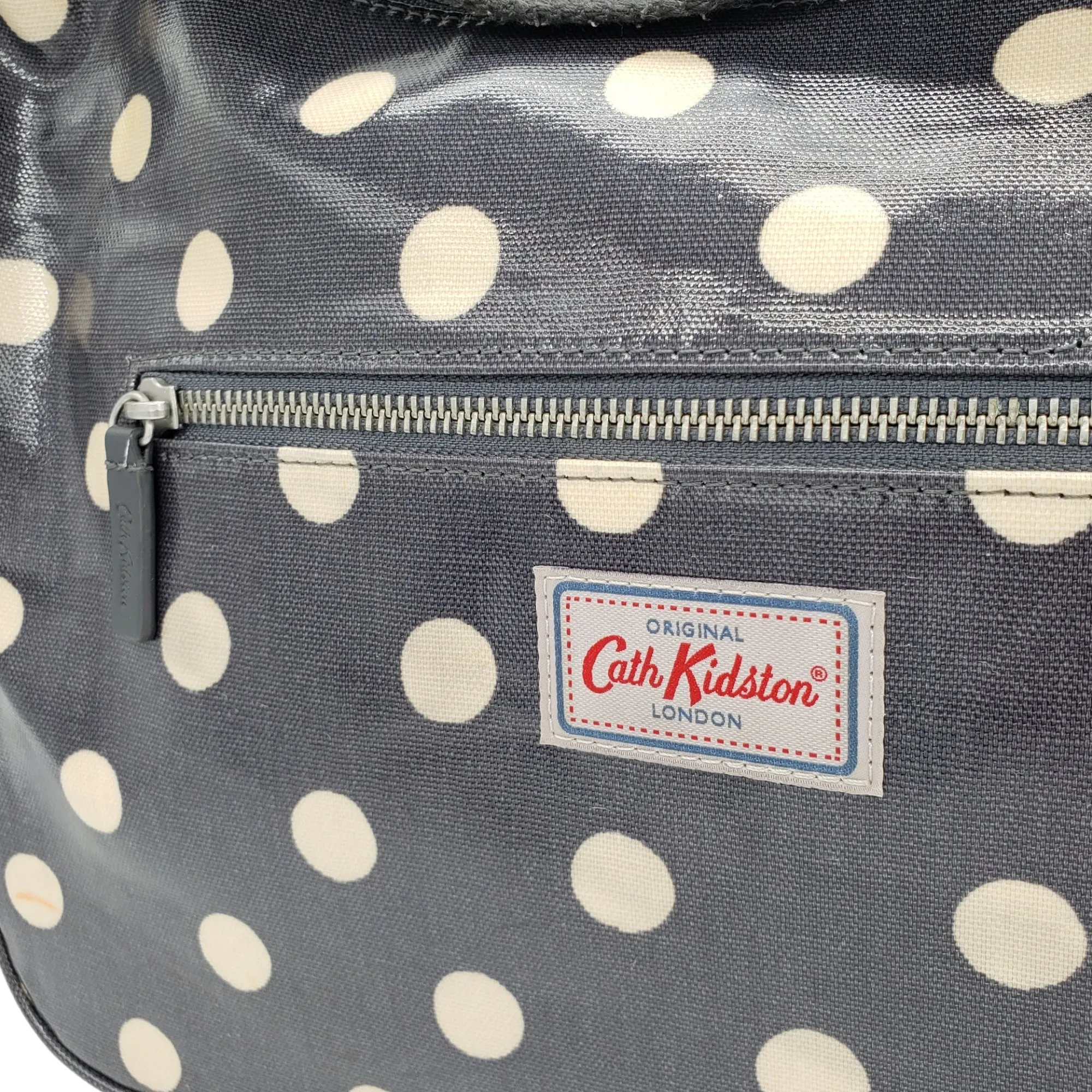 Cath Kidston Grey Spot Shoulder Bag