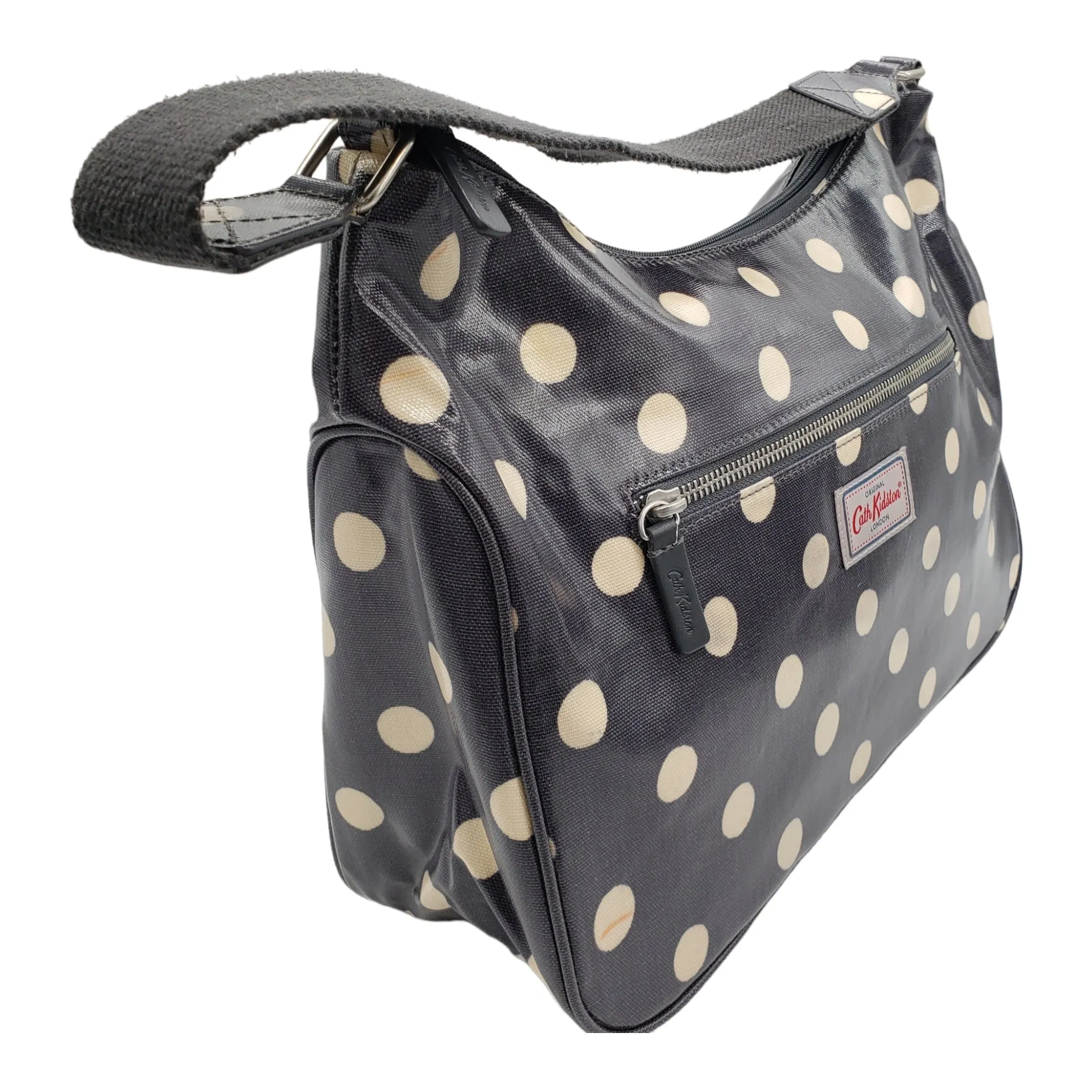 Cath Kidston Grey Spot Shoulder Bag