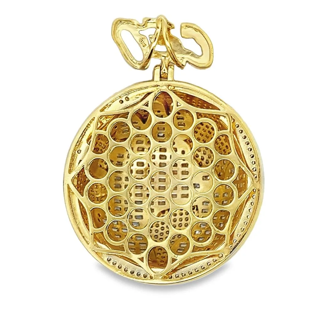 CEO Baguette World CZ Hip Hop Iced Out Pendant