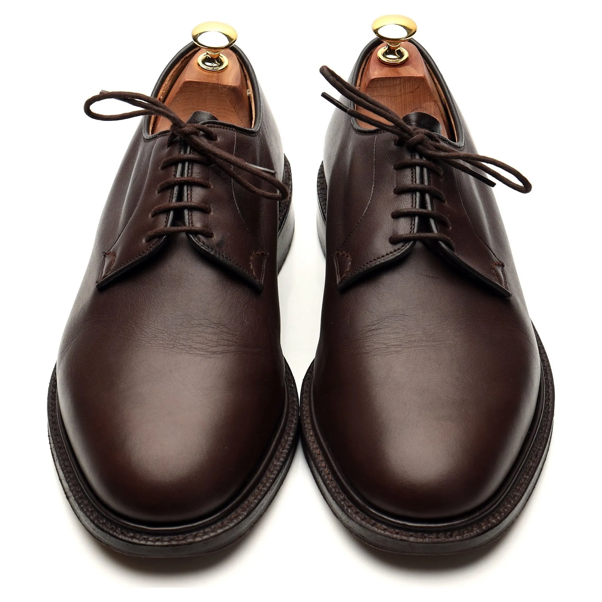 'Chapel' Dark Brown Leather Derby UK 9.5 G