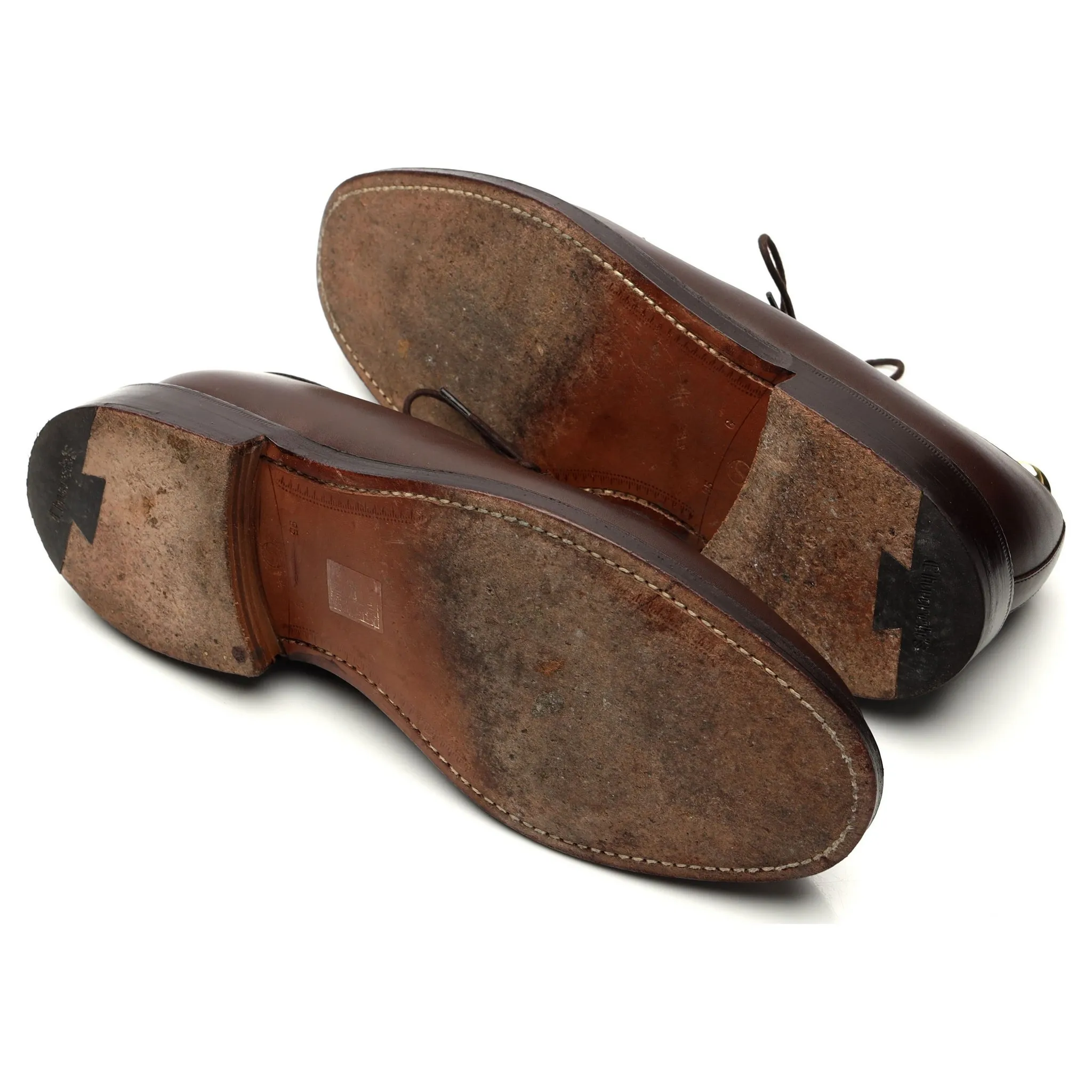 'Chapel' Dark Brown Leather Derby UK 9.5 G