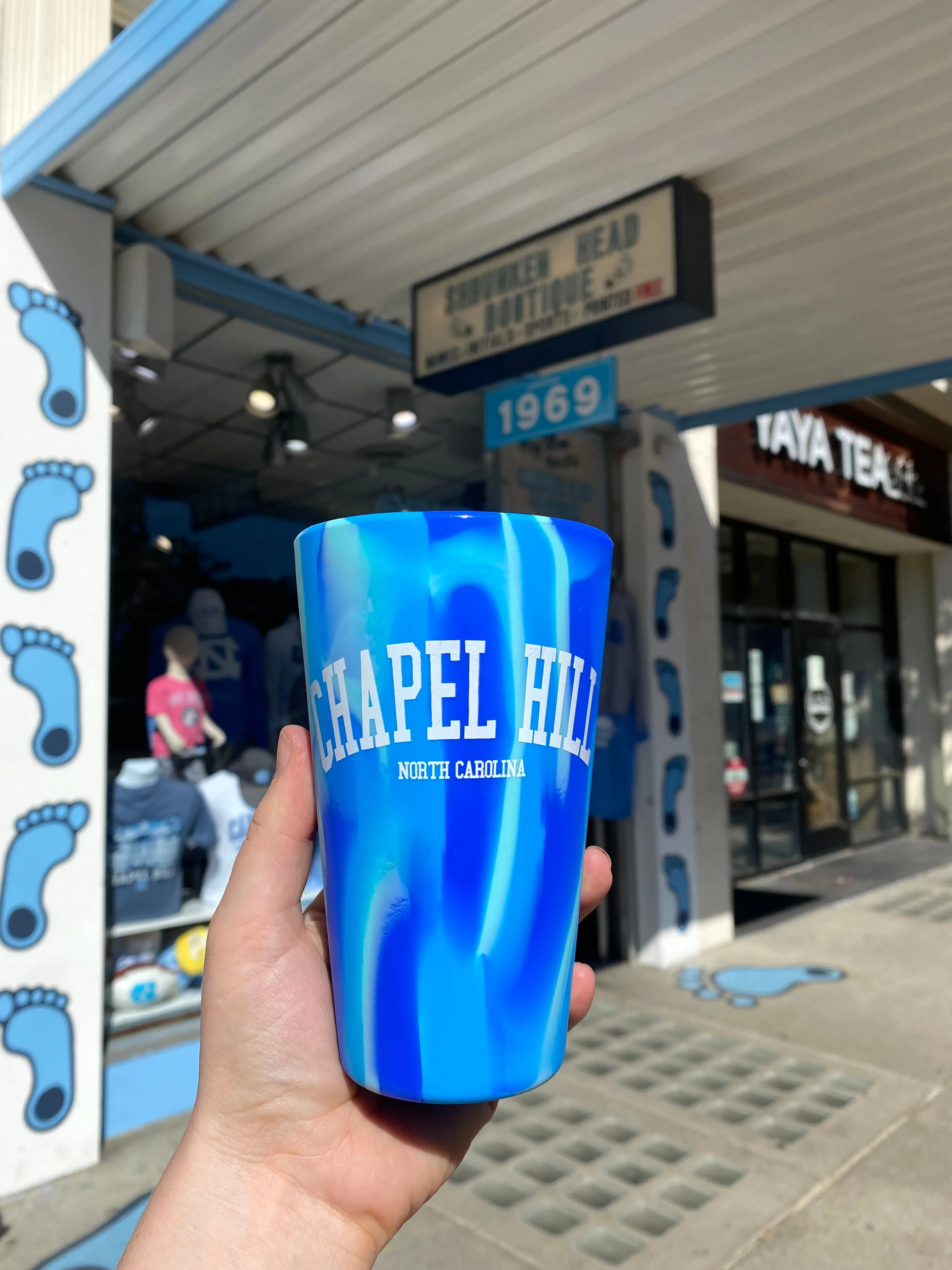 Chapel Hill North Carolina SHB 16oz Silicone SiliPint Glass