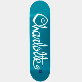 Chocolate Skateboards x Black Sheep Flip The Script Charlotte Deck Teal