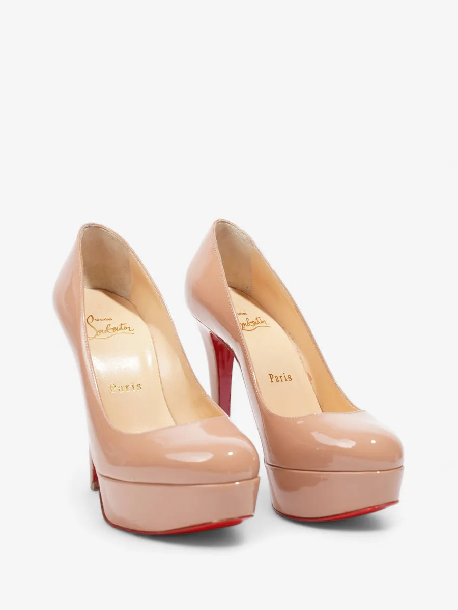 Christian Louboutin Bianca 120 Nude Patent Leather EU 35 UK 2