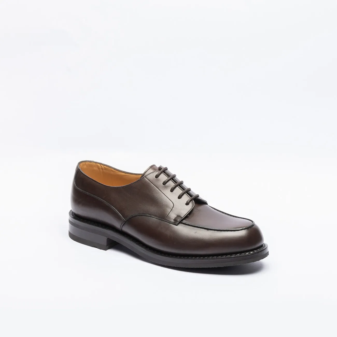 Church's Church's Hindley derby lace-up in brown leather