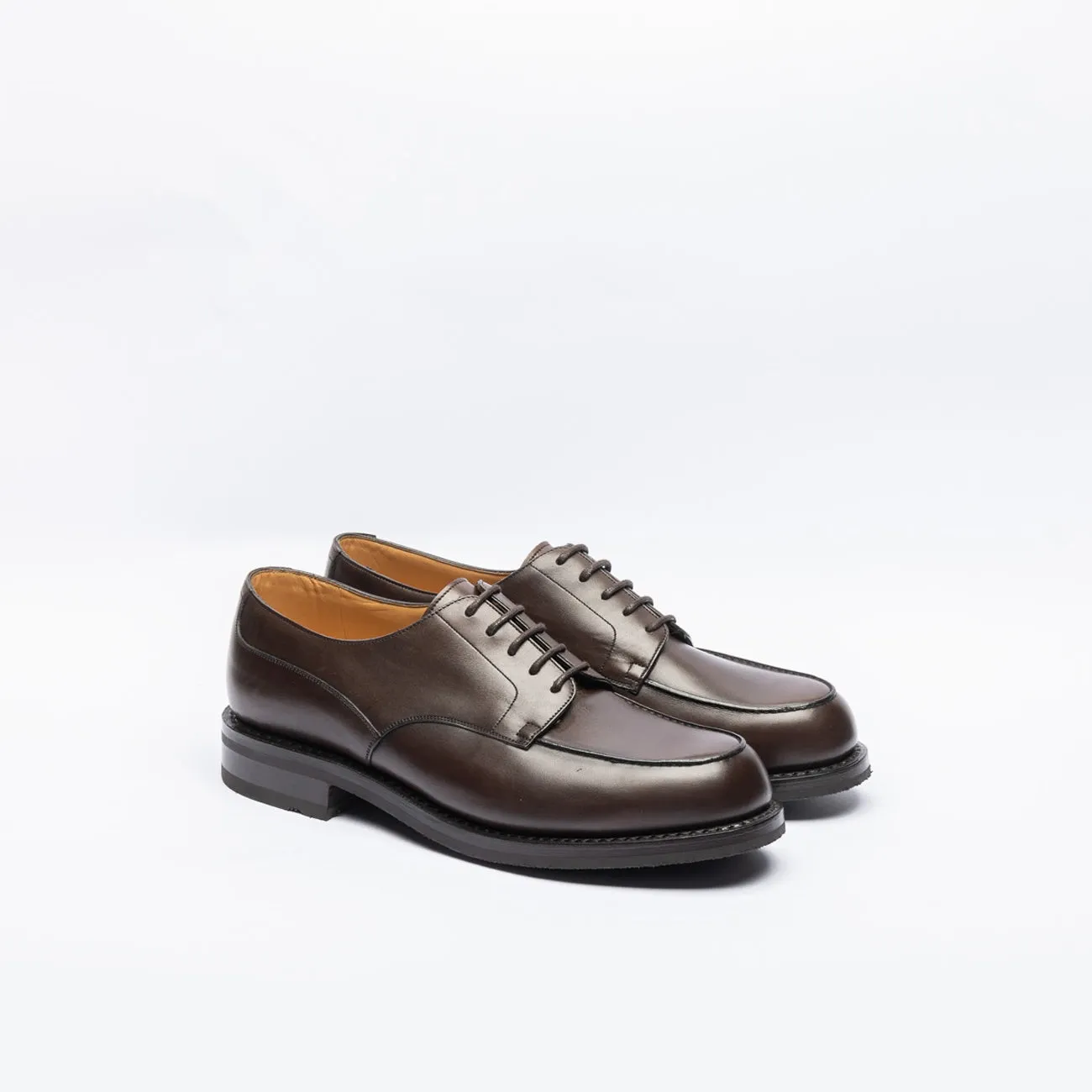 Church's Church's Hindley derby lace-up in brown leather