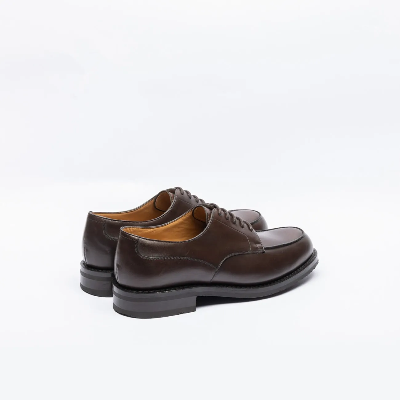 Church's Church's Hindley derby lace-up in brown leather