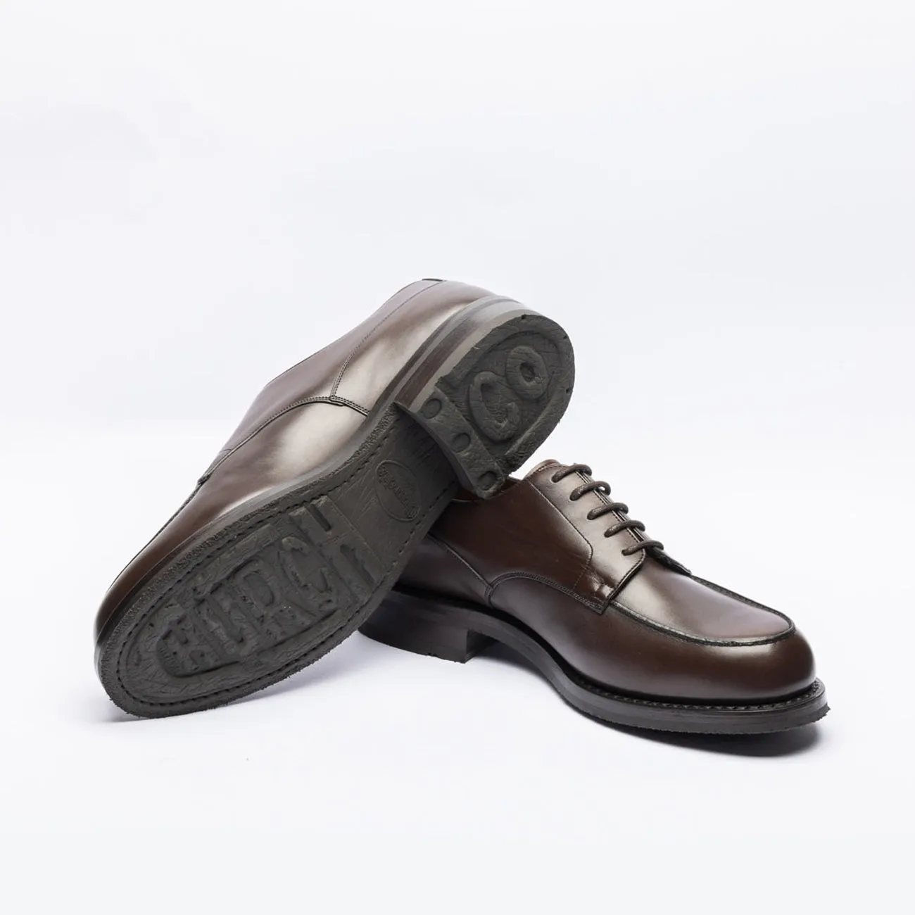 Church's Church's Hindley derby lace-up in brown leather