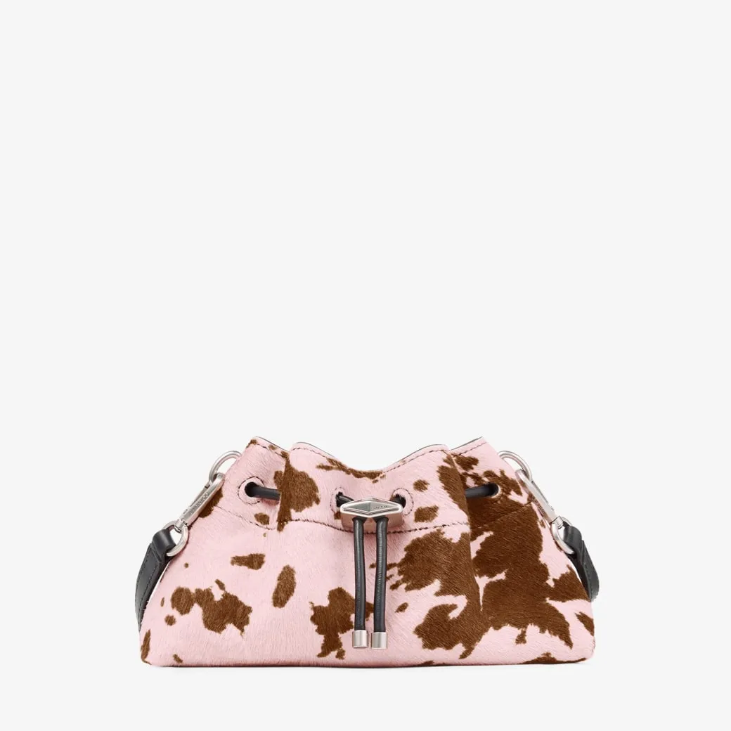 Cinch S Rose Cow Print Handbag