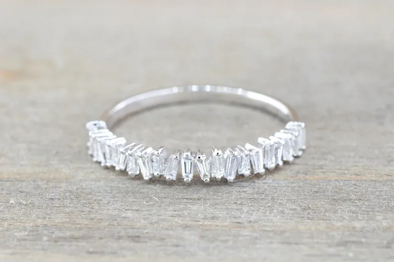 Clarissa Baguette Diamond Ring