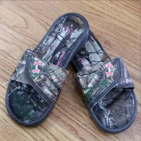 CLEARANCE Under Armour Girls Ignite Camo Sandal