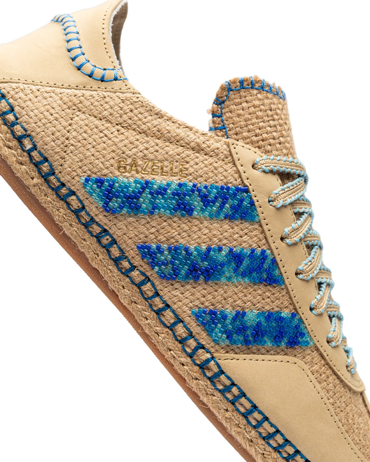 CLOT x Gazelle Khaki Light Blue