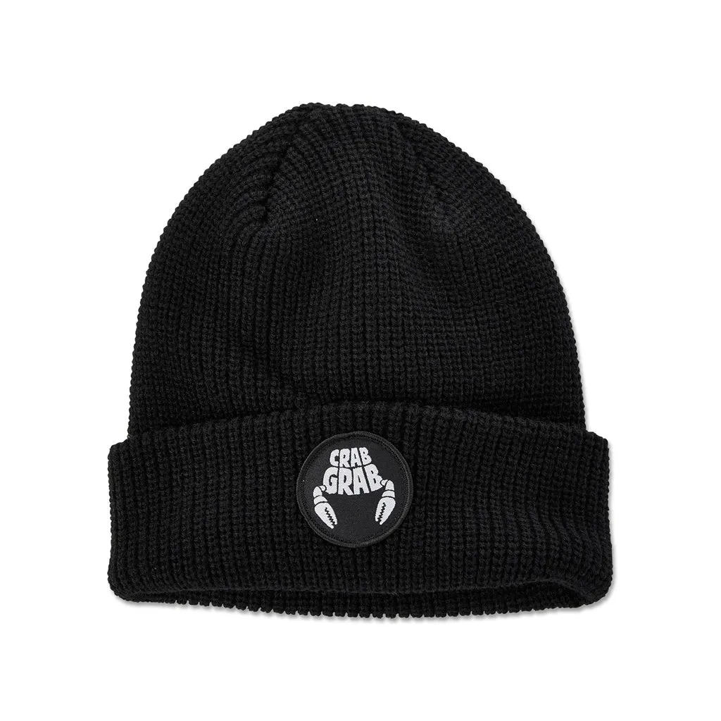 Crab Grab Circle Patch Beanie