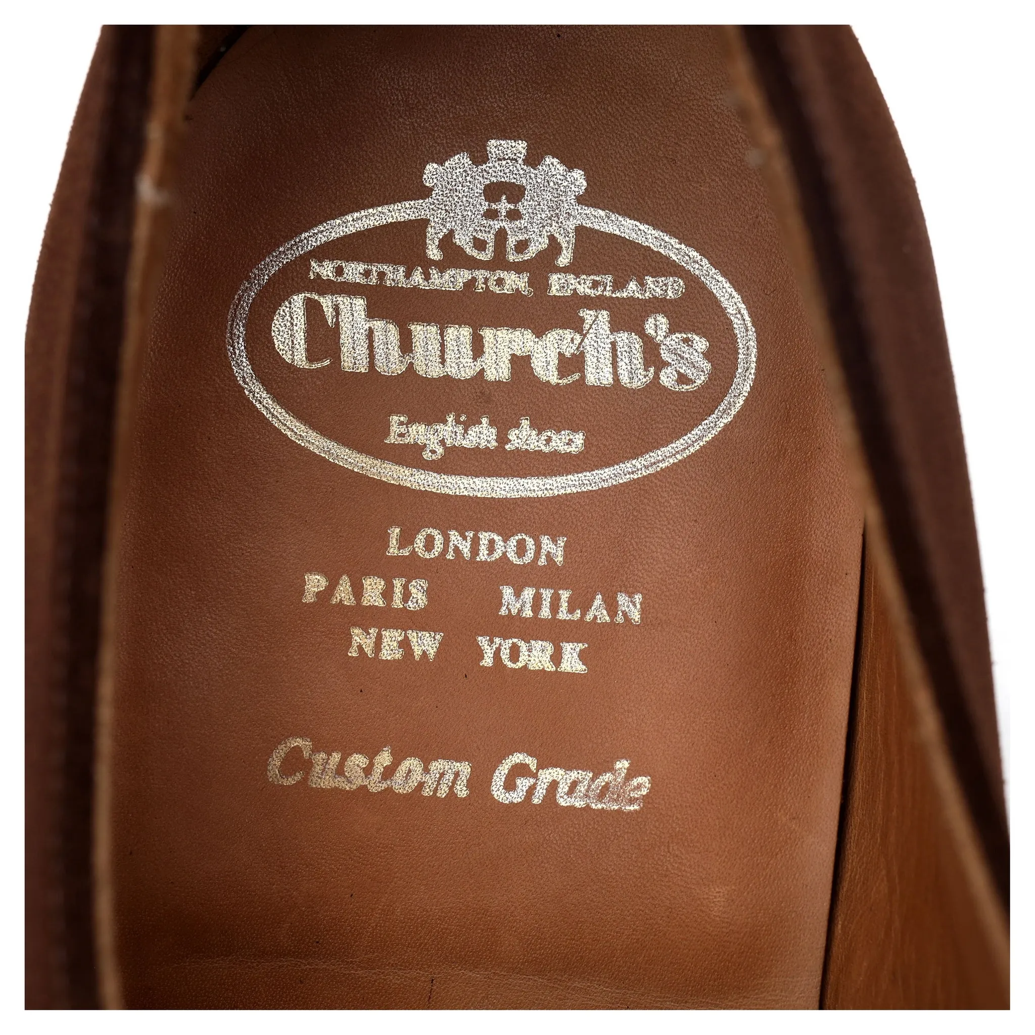 'Cranfield' Brown Suede Derby UK 10 H