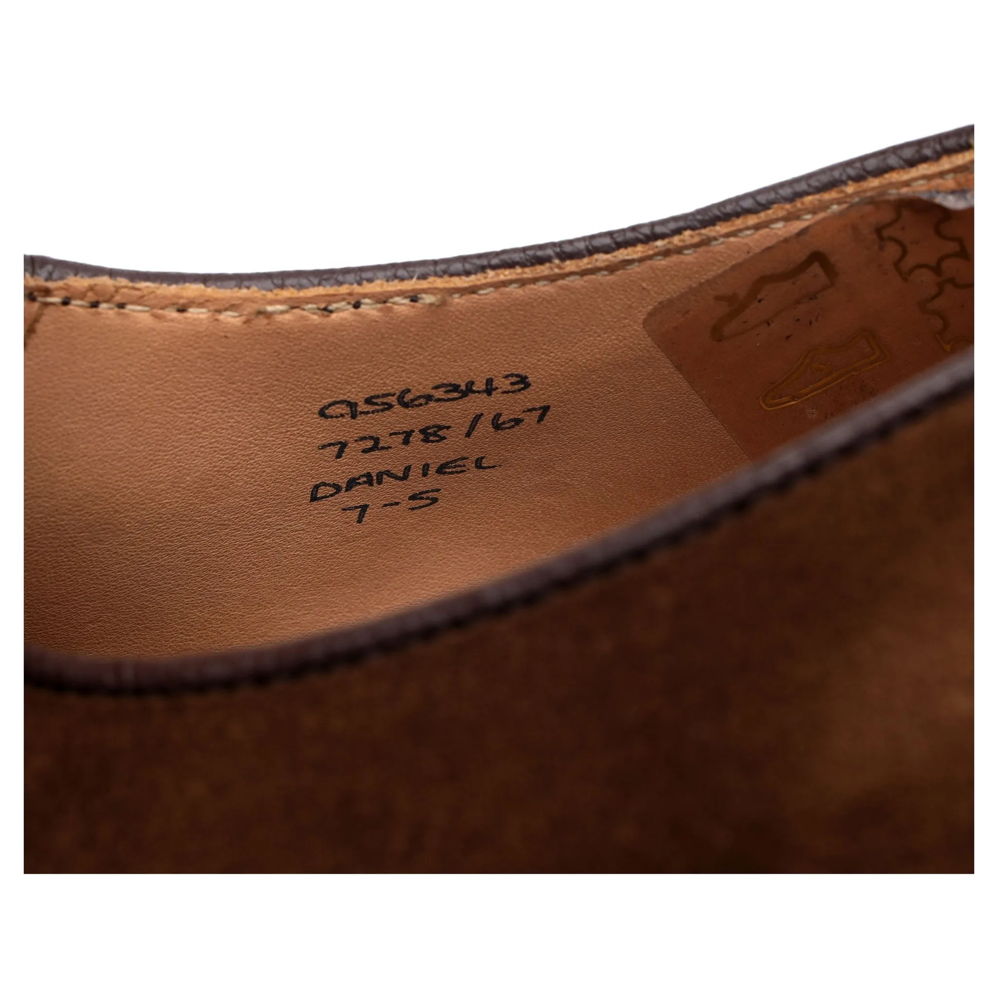 'Daniel' Brown Suede Derby UK 7