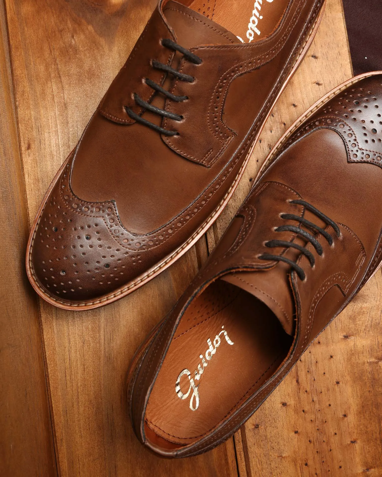 Derby Brogue 366 Brown