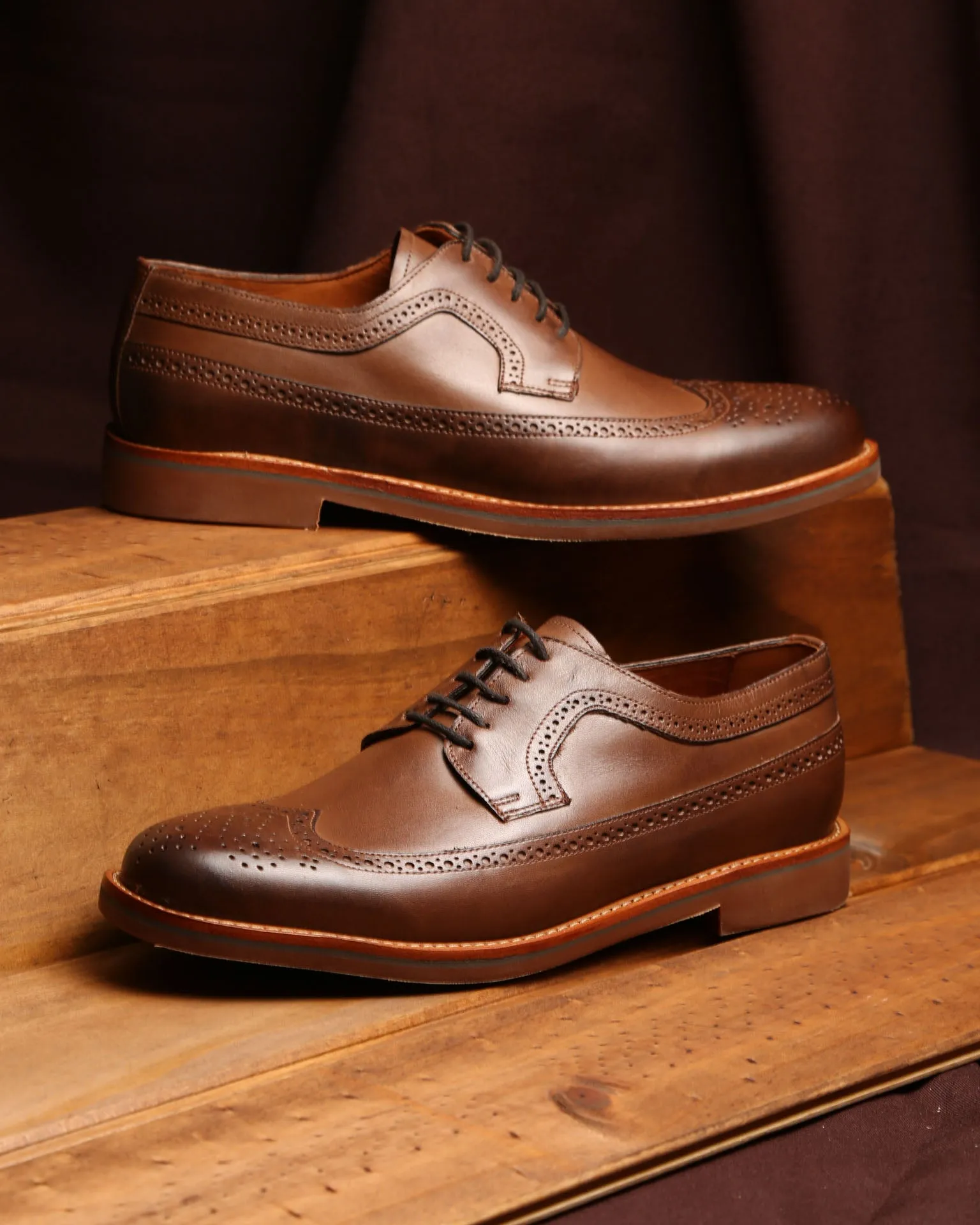 Derby Brogue 366 Brown