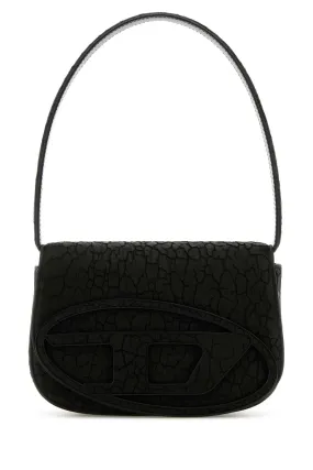 Diesel Black Leather 1 Dr Shoulder Bag