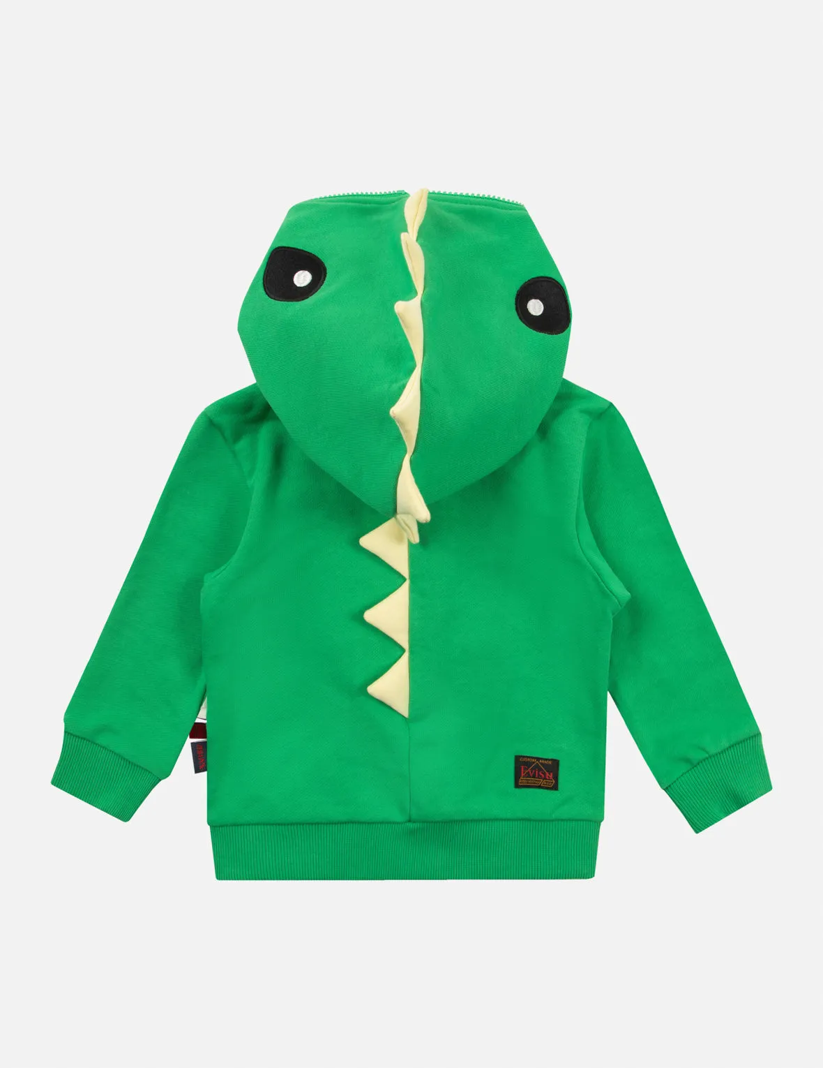 Dinosaur Horn Regular Fit Zipper Hoodie Jacket